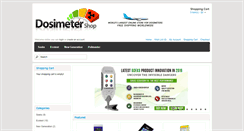 Desktop Screenshot of dosimetershop.com