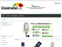Tablet Screenshot of dosimetershop.com